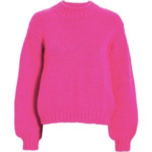 ULLA JOHNSON RHEA PINK WOOL SWEATER